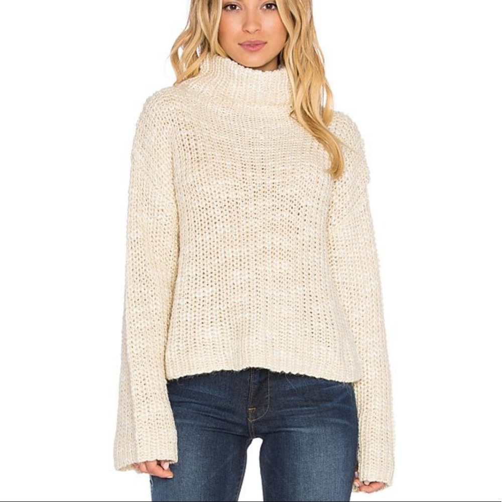 Obey | Cream Funnel Neck Sweater | Size M